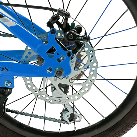 Bicicleta copii 20" BR Tornado, cadru aluminiu 12", manete revoshift, frane disc, 7 viteze, varsta 7-10 ani  [3]