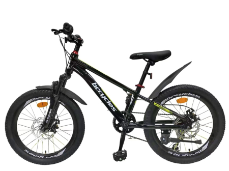 Bicicleta copii 20" BR Tornado, cadru aluminiu 12", manete revoshift, frane disc, 7 viteze, varsta 7-10 ani  [2]