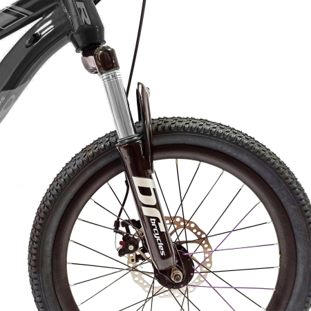 Bicicleta copii 20" BR Tornado, cadru aluminiu 12", manete revoshift, frane disc, 7 viteze, varsta 7-10 ani  [3]