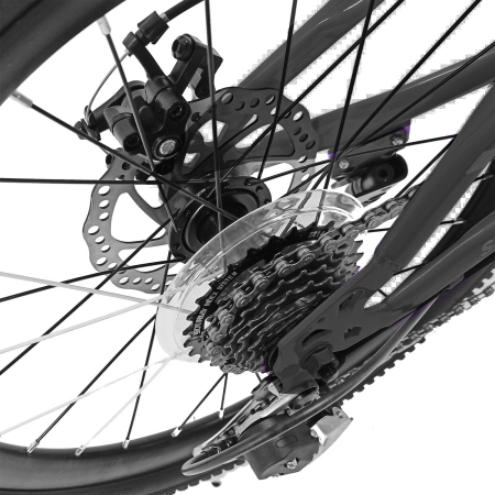 Bicicleta copii 20" BR Tornado, cadru aluminiu 12", manete revoshift, frane disc, 7 viteze, varsta 7-10 ani  [10]