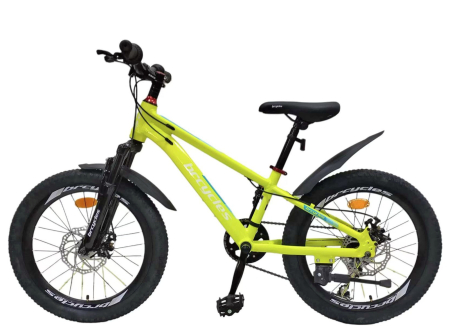 Bicicleta copii 20" BR Tornado, cadru aluminiu 12", manete revoshift, frane disc, 7 viteze, varsta 7-10 ani  [2]