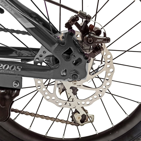 Bicicleta copii 20" BR Tornado, cadru aluminiu 12", manete revoshift, frane disc, 7 viteze, varsta 7-10 ani  [5]