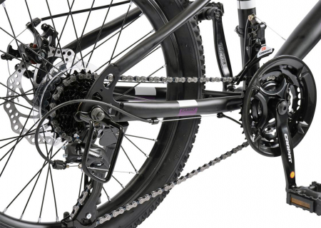 Bicicleta copii 20" CARPAT Polestar, cadru otel, manete secventiale, frane disc, 21 viteze [5]