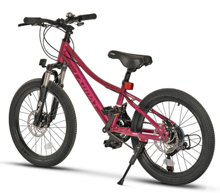 Bicicleta copii 20" CARPAT Polestar, cadru otel, manete secventiale, frane disc, 21 viteze, varsta 7-10 ani [2]