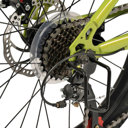 Bicicleta copii 20" CARPAT Polestar, cadru otel, manete secventiale, frane disc, 21 viteze, varsta 7-10 ani [8]