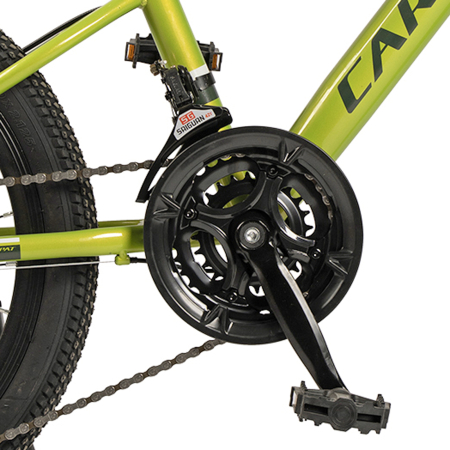 Bicicleta copii 20" CARPAT Polestar, cadru otel, manete secventiale, frane disc, 21 viteze, varsta 7-10 ani [6]