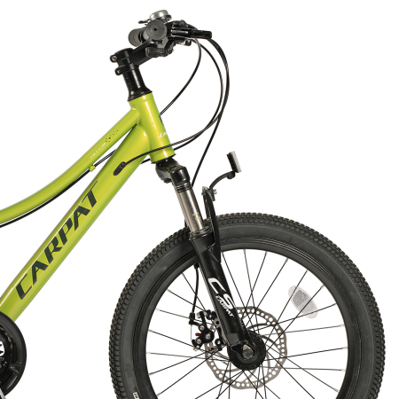 Bicicleta copii 20" CARPAT Polestar, cadru otel, manete secventiale, frane disc, 21 viteze, varsta 7-10 ani [4]