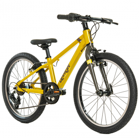 20" (varsta 7-10 ani) - Bicicleta copii 20" DEVRON Urbio U2.0 SuperLight, cadru aluminiu, manete revoshift, frane V-Brake, 7 viteze