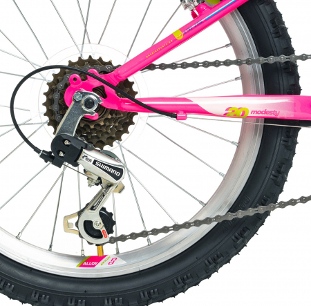 Bicicleta copii 20" DHS Modesty 20, cadru otel, frane V-Brake, 6 viteze, varsta 6-9 ani [7]