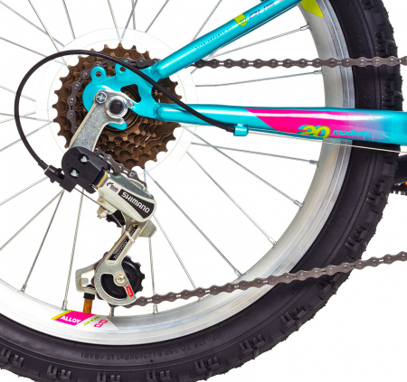 Bicicleta copii 20" DHS Modesty 20, cadru otel, frane V-Brake, 6 viteze, varsta 6-9 ani [7]