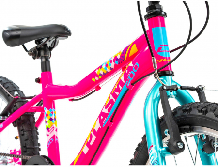 Bicicleta copii 20" DHS Plasma 200, cadru otel, frane V-Brake, 6 viteze,  varsta 7-10 ani [3]