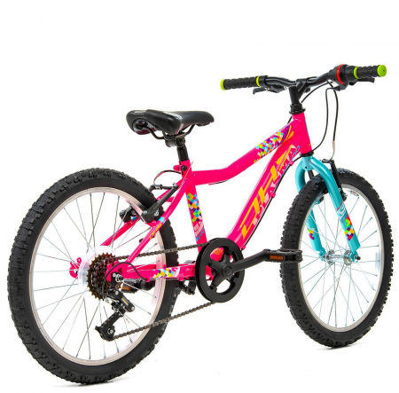 Bicicleta copii 20" DHS Plasma 200, cadru otel, frane V-Brake, 6 viteze,  varsta 7-10 ani [2]