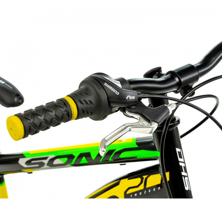 Bicicleta copii 20" DHS Sonic 20, cadru otel, frane V-Brake, 6 viteze, varsta 7-10 ani [4]