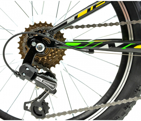 Bicicleta copii 20" DHS Sonic 20, cadru otel, frane V-Brake, 6 viteze, varsta 7-10 ani [6]