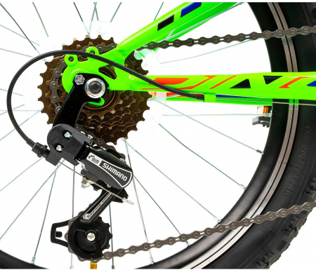 Bicicleta copii 20" DHS Sonic 20, cadru otel, frane V-Brake, 6 viteze, varsta 7-10 ani [6]