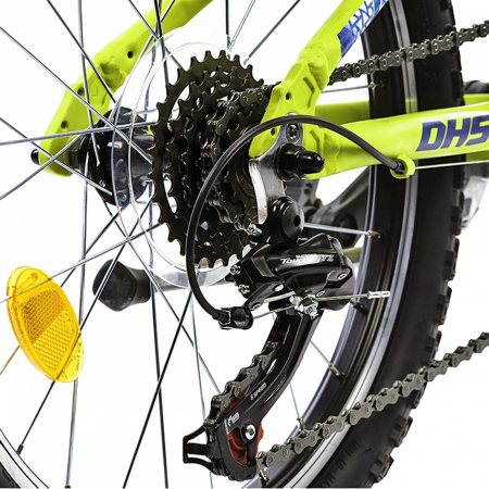 Bicicleta copii 20" DHS Terrana 2023, cadru aluminiu, manete RevoShift, frane V-Brake, 6 viteze, varsta 7-10 ani [6]