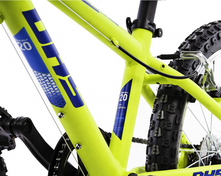 Bicicleta copii 20" DHS Terrana 2023, cadru aluminiu, manete RevoShift, frane V-Brake, 6 viteze, varsta 7-10 ani [2]