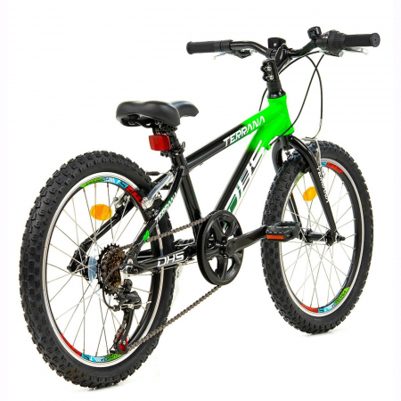 Bicicleta copii 20" DHS Terrana 2023, cadru aluminiu, manete RevoShift, frane V-Brake, 6 viteze, varsta 7-10 ani [2]