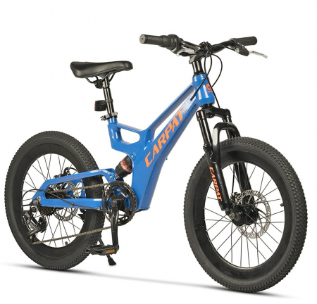 BICICLETE - Bicicleta copii 20" MTB-FS CARPAT Pro C20344, cadru aluminiu, 7 viteze, varsta 7-10 ani