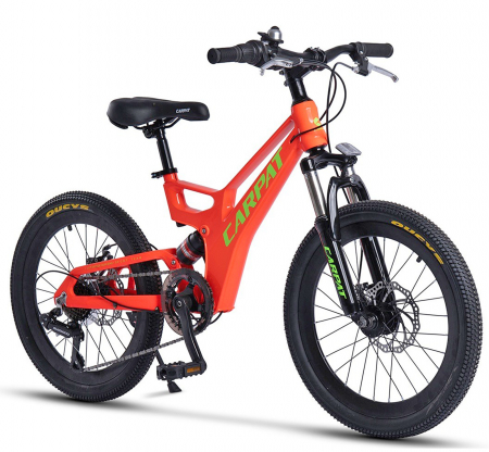 BICICLETE - Bicicleta copii 20" MTB-FS CARPAT Pro C20344, cadru aluminiu, 7 viteze, varsta 7-10 ani