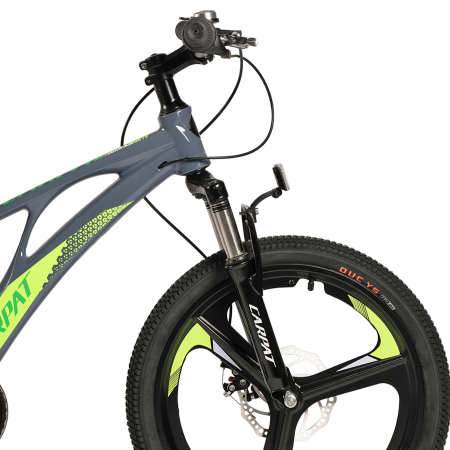 Bicicleta copii 20" MTB-HT CARPAT C20343, jante magneziu, cadru aluminiu 8.5", 7 viteze, varsta 7-10 ani [4]