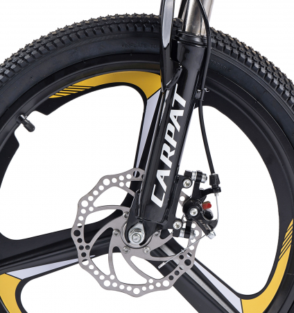 Bicicleta copii 20" MTB-HT CARPAT C20343, jante magneziu, cadru aluminiu 8.5", 7 viteze, varsta 7-10 ani [9]