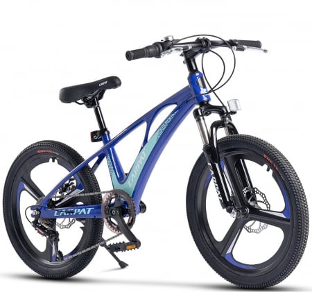 BICICLETE - Bicicleta copii 20" MTB-HT CARPAT C20343, jante magneziu, cadru aluminiu 8.5", 7 viteze, varsta 7-10 ani