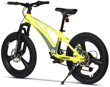 Bicicleta copii 20" MTB-HT CARPAT C20343, jante magneziu, cadru aluminiu 8.5", 7 viteze, varsta 7-10 ani [3]