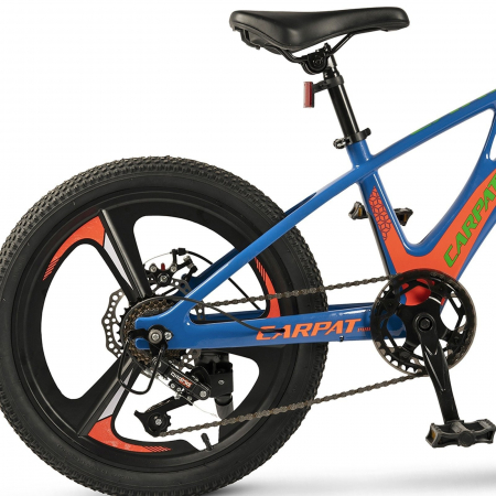 Bicicleta copii 20" MTB-HT CARPAT C20343, jante magneziu, cadru aluminiu 8.5", 7 viteze, varsta 7-10 ani [6]