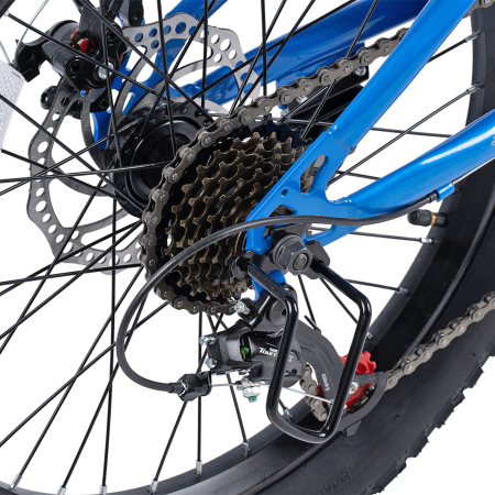 Bicicleta copii 20" MTB-HT VELORS BigOne 2.0, cadru otel 8.5", manete revoshift, frane disc, 7 viteze, varsta 7-10 ani  [8]