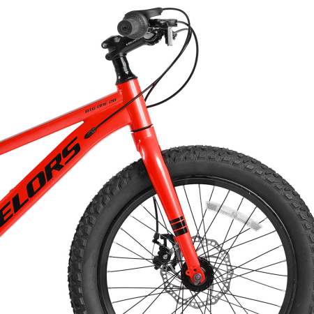 Bicicleta copii 20" MTB-HT VELORS BigOne 2.0, cadru otel 8.5", manete revoshift, frane disc, 7 viteze, varsta 7-10 ani  [4]