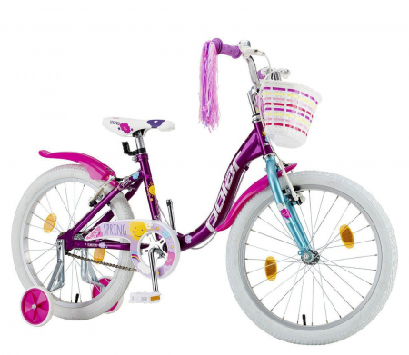 Bicicleta copii 20" POLAR Junior Icecream, roz, varsta 7-10 ani [1]