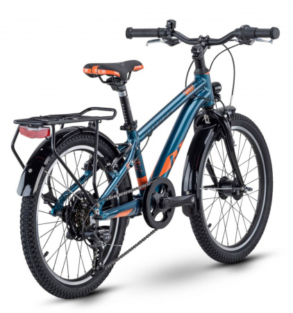 Bicicleta copii 20" RAYMON TwoRay 1.5 Street, cadru aluminiu 10.6", manete revoshift, frane V-Brake, 7 viteze, albastru [2]