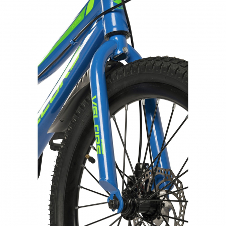 Bicicleta copii 20" VELORS 20345, frane disc, single speed, gri/portocaliu, varsta 7-10 ani [3]