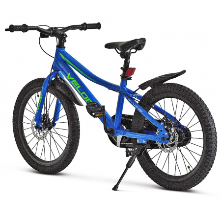 Bicicleta copii 20" VELORS 20345, frane disc, single speed, gri/portocaliu, varsta 7-10 ani [2]