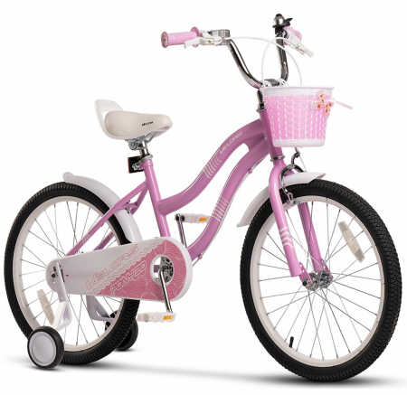 20" (varsta 7-10 ani) - Bicicleta copii 20" VELORS Pony V2004B fucsia, varsta 7-10 ani