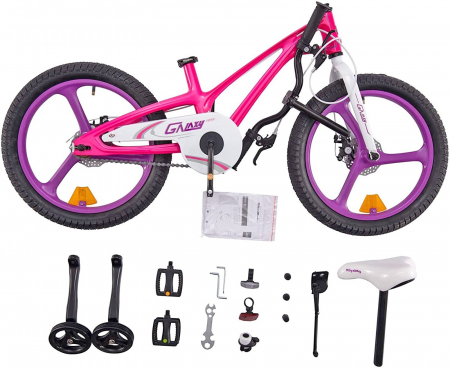 Bicicleta copii 14" ROYAL BABY ChipMunk Galaxy, cadru si roti magneziu, frane disc, roz, varsta 3-5 ani [2]