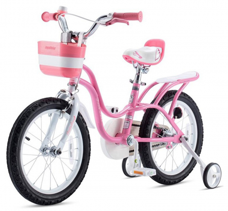 Bicicleta copii 14" ROYAL BABY Little Swan, roz, varsta 3-5 ani [3]