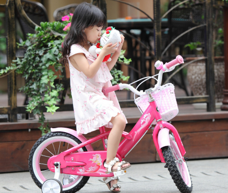Bicicleta copii 14" ROYAL BABY Mermaid, roz, varsta 3-5 ani [8]