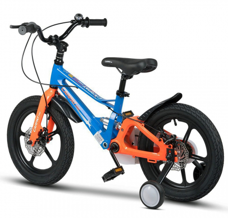Bicicleta copii 16" CARPAT Pro 16144, cadru aluminiu full-suspension, jante magneziu, varsta 4-6 ani [2]