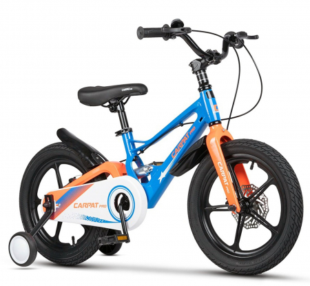 16" (varsta 4-6 ani) - Bicicleta copii 16" CARPAT Pro 16144, cadru aluminiu full-suspension, jante magneziu, varsta 4-6 ani