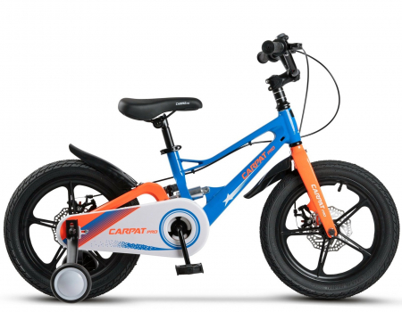 Bicicleta copii 16" CARPAT Pro 16144, cadru aluminiu full-suspension, jante magneziu, varsta 4-6 ani [1]