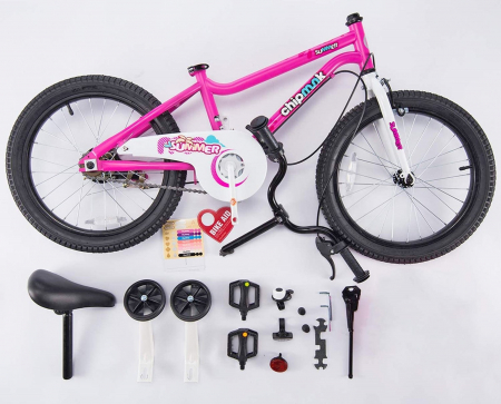 Bicicleta copii 16" ROYAL BABY ChipMunk Summer, fucsia, varsta 4-6 ani [5]