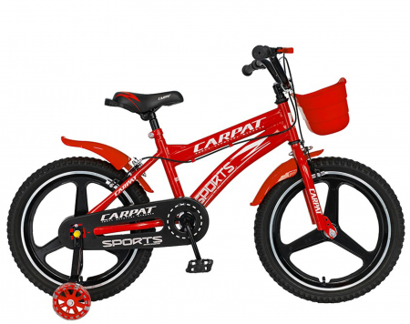 Bicicleta copii 18" CARPAT Sports C1800, jante magneziu, cadru otel, frane V-Brake, varsta 5-7 ani [1]