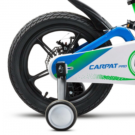 Bicicleta copii 18" CARPAT Pro 18144, cadru aluminiu full-suspension, jante magneziu, frane disc, varsta 5-7 ani [5]