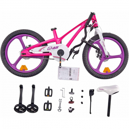 Bicicleta copii 18" ROYAL BABY ChipMunk Galaxy, cadru si roti magneziu, frane disc, albastru, varsta 5-7 ani [3]