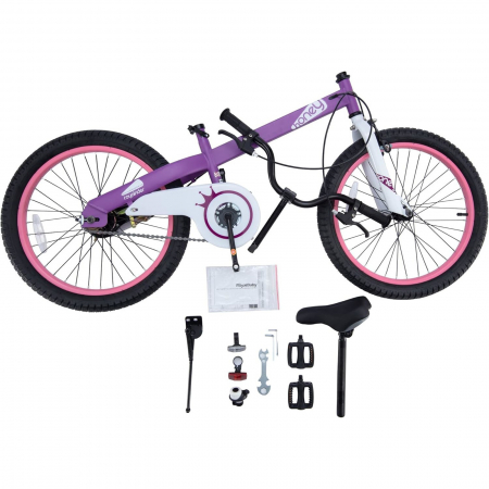 Bicicleta copii 18" ROYAL BABY Honey, mov, varsta 5-7 ani [4]