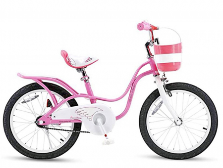 Bicicleta copii 18" ROYAL BABY Little Swan, roz, varsta 5-7 ani [1]