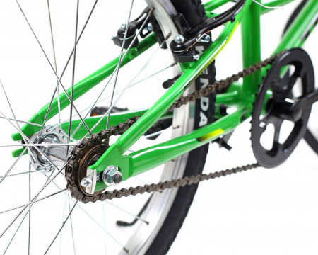 Bicicleta copii 20" DHS Terrana 2003, frane V-Brake, single speed, verde, varsta 7-10 ani [3]