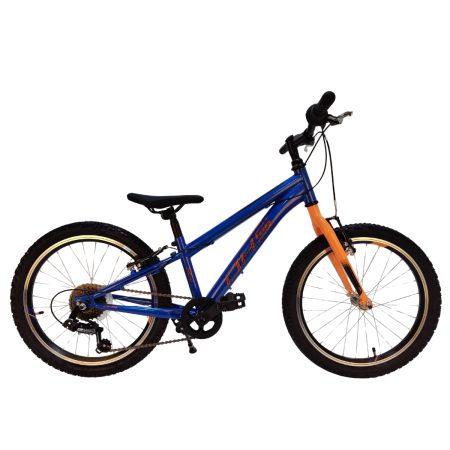 Import - Bicicleta Copii DHS Sonic - 20 Inch, Albastru-Portocaliu